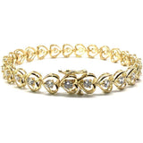 10K 7.7MM Yellow Gold Tennis Bracelet WBG-011 - WORLDSTARBLING