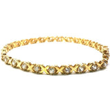 Yellow gold tennis bracelet 10K X 4.8MM WBG-012 - WORLDSTARBLING