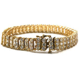 10K Yellow Gold 10MM Bracelet Tennis WBG-016 - WORLDSTARBLING