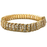 10K Yellow Gold 10MM Bracelet Tennis WBG-016 - WORLDSTARBLING