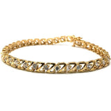10K Yellow Gold 5.6M Tennis Bracelet Z CZ WBG-018 - WORLDSTARBLING