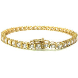 10K Yellow Gold 5MM Straight Tennis Bracelet  Dash WBG-020 - WORLDSTARBLING