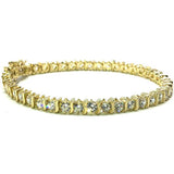 10K Yellow Gold 4.2MM Curvature Curve Tennis Bracelet WBG-021 - WORLDSTARBLING