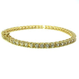 10K Yellow Gold 3.8MM Tennis Bracelet WBG-023 - WORLDSTARBLING