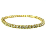 10K Yellow Gold 3.2MM Tennis Bracelet WBG-024 - WORLDSTARBLING