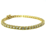 10K Yellow Gold 3.2MM Tennis Bracelet WBG-024 - WORLDSTARBLING