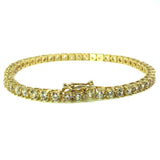 10K Yellow Gold 3.2MM Tennis Bracelet WBG-024 - WORLDSTARBLING