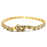 10K Yellow Gold 4.8MM Tennis Bracelet X WBG-025 - WORLDSTARBLING