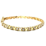 10K Yellow Gold 4.8MM Tennis Bracelet X WBG-025 - WORLDSTARBLING