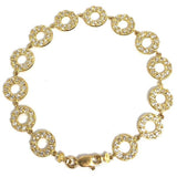 10K Yellow Gold 10KM  Bracelet WBG-026 - WORLDSTARBLING
