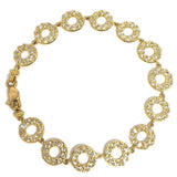 10K Yellow Gold 10KM  Bracelet WBG-026 - WORLDSTARBLING