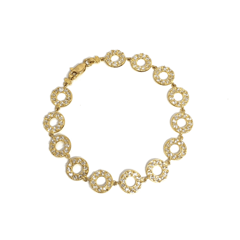 10K Yellow Gold 10KM  Bracelet WBG-026 - WORLDSTARBLING