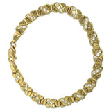 10K Yellow Gold Bracelet X 6 CZ WBG-029 - WORLDSTARBLING
