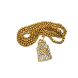 24in 3mm Rolo Chain With Jersey 23 Pendant STL_034 - WORLDSTARBLING