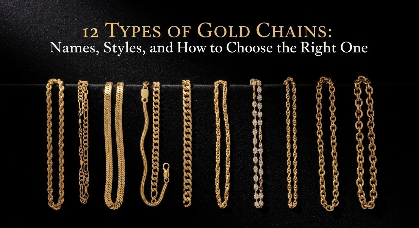 Diffrint Chain Gold 12 Types of Gold Chains: Styles, Names, and Buying Guide – World Star Bling