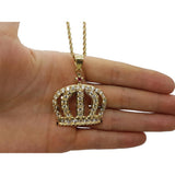 Rope Chain 2.5MM 10K With Queen Small en OR 10K MNG-134 - WORLDSTARBLING