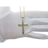 Rope Chain 2.5MM With Cross NSA-020 - WORLDSTARBLING