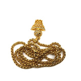 24in 3mm Rolo Chain With Basket Ball Pendant STL_002 - WORLDSTARBLING