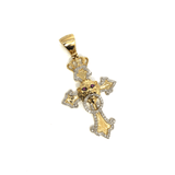 10K Yellow Gold 10MM 0.58 CT Diamond Pendant DPG-017 - WORLDSTARBLING