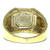 10K Yellow Gold 0.57CT Diamond Ankh Ring DRG-003 - WORLDSTARBLING