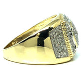 10K Yellow & White Gold 0.51CT Diamond Ring DRG-005 - WORLDSTARBLING