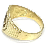 10K Yellow Gold Franc Mason Ring FMR_004 - WORLDSTARBLING