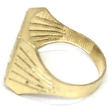 10K Yellow Gold Franc Mason Ring FMR_007 - WORLDSTARBLING