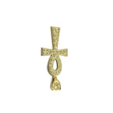 Gold Ankh Cross Pendant in Gold 10 Karat S GAP-017 - WORLDSTARBLING