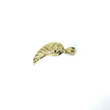 10K Yellow Gold Small Angel Wing With Diamond Cut MPG-366 - WORLDSTARBLING