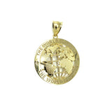 10K Scarface M Gold Globe Pendant MPG-369 - WORLDSTARBLING