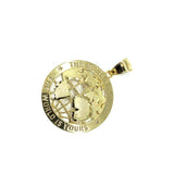 10K Scarface M Gold Globe Pendant MPG-369 - WORLDSTARBLING