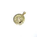 10K Yellow Gold The Wolrd Is Yours Globe Pendant XS MPG-371 - WORLDSTARBLING