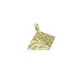 10K Yellow Gold Pyramid Pendant S MPG-374 - WORLDSTARBLING