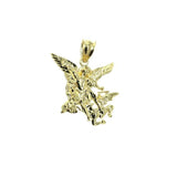10K Yellow Gold Angel Pendant Male S MPG-397 - WORLDSTARBLING