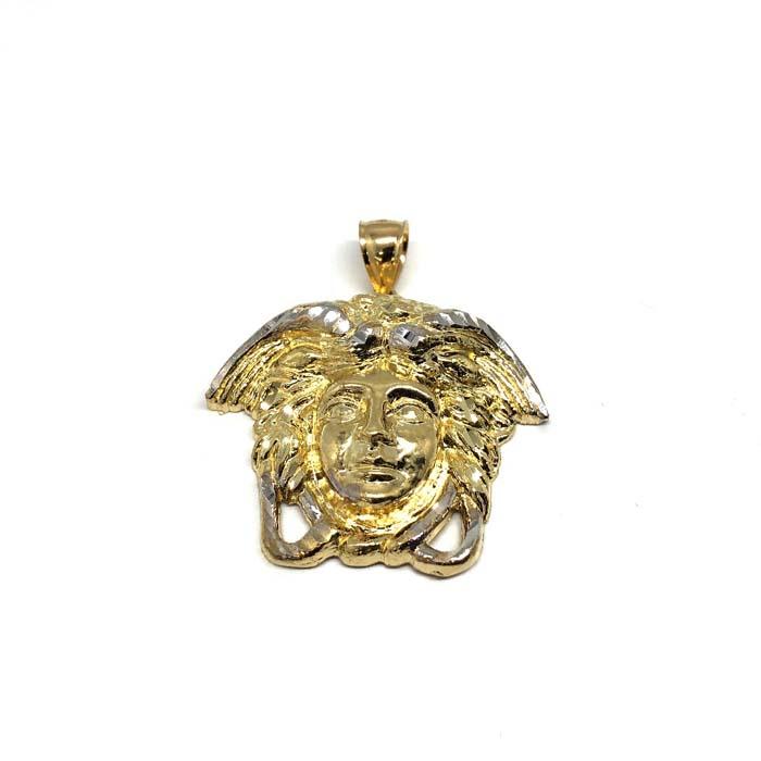 関税込/国内発送【RECTO】IBIZA FORMICA BOLD NECKLACE (GOLD) 10K Yellow Gold Medusa Pendant L | MPG-407 – WORLDSTARBLING