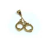 10K Yellow Gold Handcuff Men's Pendant MPG-414 - WORLDSTARBLING