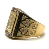 buy gold cross ring