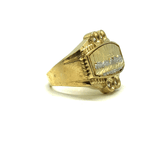 10K Gold The Last Supper Cubic Zirconia Ring