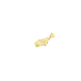 10K Yellow Gold Nugget Pendant NUG_005 - WORLDSTARBLING