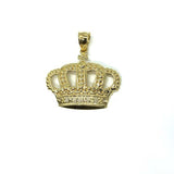10K King Crown Gold Pendant | Gold Pendant | RGP-002 - WORLDSTARBLING