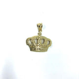 10K Gold Crown King Pendant RGP-005 - WORLDSTARBLING