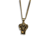 24IN 3MM CHAIN WITH ELEPHANT PENDANT STL_048 - WORLDSTARBLING
